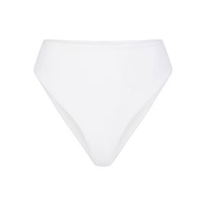 Skims Signature Swim Mid Waist Bottom Snow Small